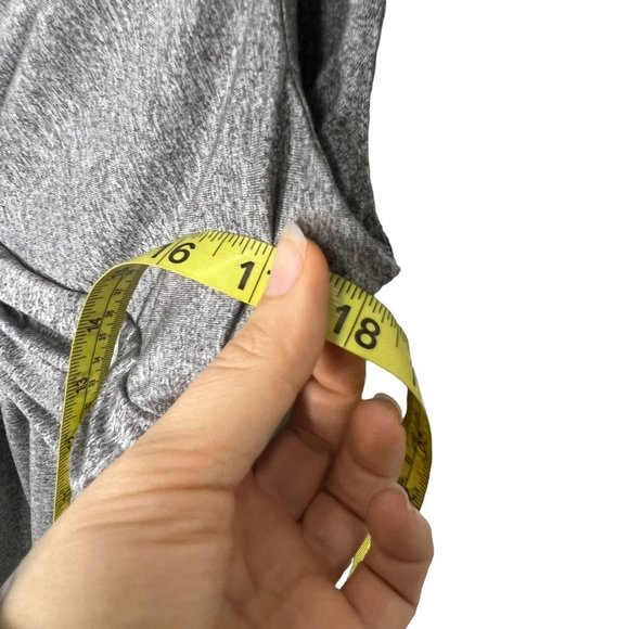 Soma Grey Twist Front Sleeveless V Neck Tunic Top Small - Picture 6 of 7